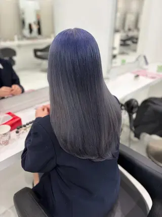 ロング カラー ヘアアレンジ 💓ブリーチ特化 透明感💓あい💓のヘアスタイル