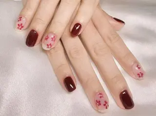 カラー 奥山 恵美のネイルデザイン