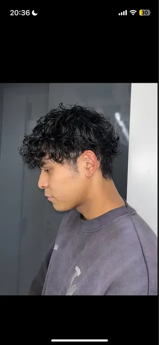 パーマ メンズ 山口 あかりのヘアスタイル