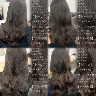 ロング カラー ブリーチなし/レイヤ ー特化🌈Tommyのヘアスタイル