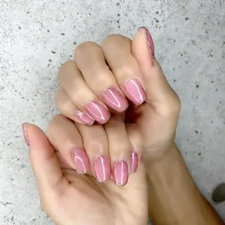 ミディアム カラー パーマ ヘアアレンジ メンズ キッズ ネイル マツエク・マツパ アイブロウ Salon Kのネイルデザイン