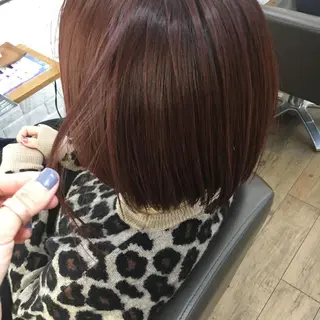 ショート 薬院:今泉/上川美幸 ボブ/顔周りレイヤーのヘアスタイル