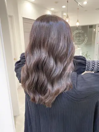 ロング カラー ブリーチなし✨艶髪 カラー𓃲YAGIのヘアスタイル