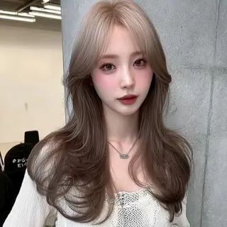 ロング カラー mao🎀マツエク／ レイヤーカットのマツエク・マツパデザイン