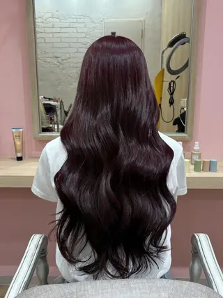 ロング 透明感カラー⭐︎ コナツのヘアスタイル
