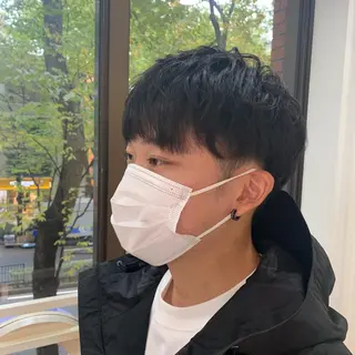 メンズ ハイトーン職人 ♡中島凱人のヘアスタイル