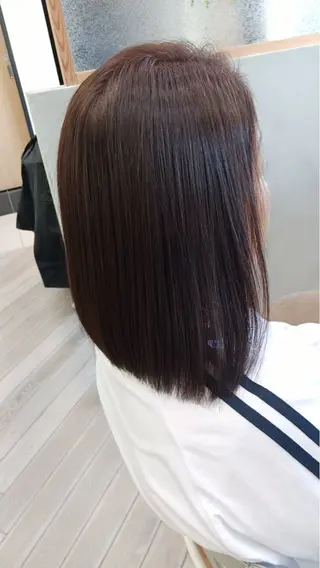 セミロング 岡 拓実のヘアスタイル
