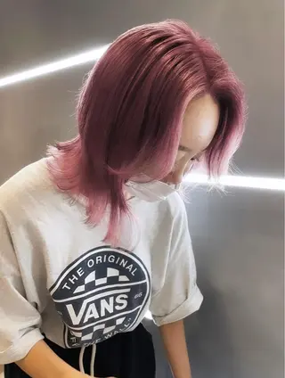 ミディアム カラー 韓国ヘア 店長NEGIのヘアスタイル