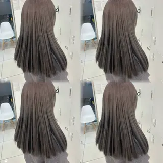 セミロング カラー 髪質改善/艶カラー/ メンズパーマ/鈴木のヘアスタイル