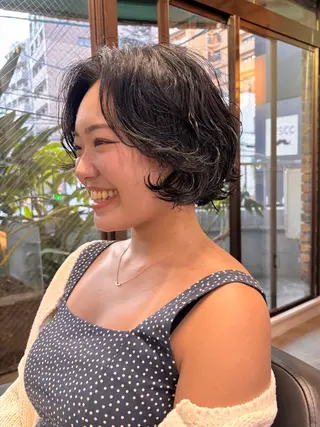 ショート パーマ ボブとパーマの達人 /美容室難民の方是非のヘアスタイル