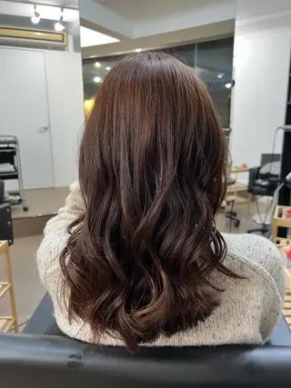 セミロング カラー 神戸ボブ✂️ ioe三宮/田 伸佳のヘアスタイル