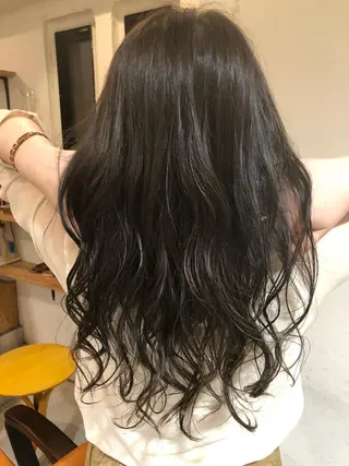 ロング カラー ヘアアレンジ 透明感カラー🤎 ゆりのヘアスタイル