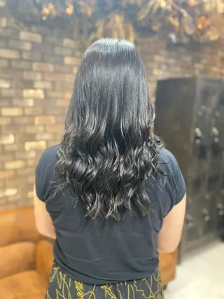 ミディアム カラー ヘアアレンジ .・.艶髪ヘアケア サカモト.・.のヘアスタイル