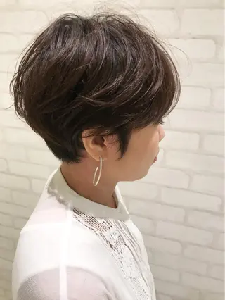 ショート drop/鶴見 /西巻大のヘアスタイル