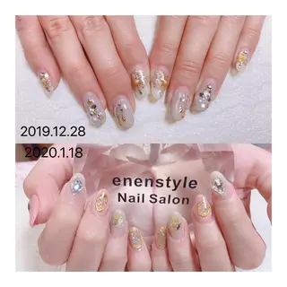 ショート ネイル 👑enen style👑のネイルデザイン