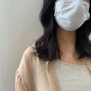 セミロング カラー 韓国🇰🇷髪質改善 Chisaki치사키のヘアスタイル
