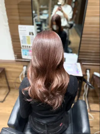 ロング ❤️‍🔥ベージュカ ラー❤️‍🔥まゆかのヘアスタイル