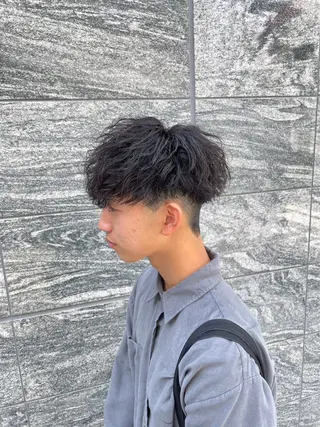 カラー パーマ ヘアアレンジ メンズ ✨【公式】渋谷メンズ サロン BLUCK✨のヘアスタイル