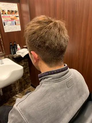 ショート カラー メンズ 羽木 隆徒のヘアスタイル