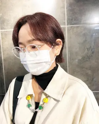 ショート カラー ヘアアレンジ メンズ特化✂️栗原 侑也のヘアスタイル