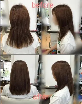 ミディアム 髪質改善専門店 Retaaanのヘアスタイル