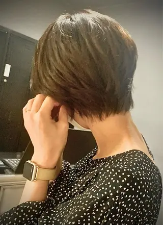ショート カラー 髪質改善 LIME 長野駅のヘアスタイル