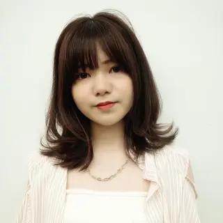 ミディアム カラー ✨似合わせカラー 阿部賢✨のヘアスタイル