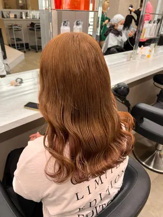 セミロング 💖札幌カラー 指名No.1💖玲奈のヘアスタイル