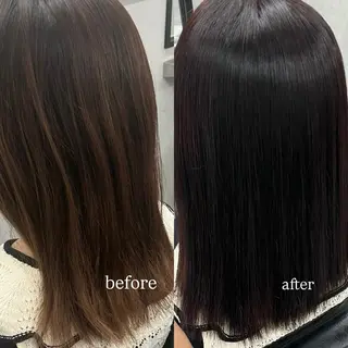 ミディアム 新宿美容室/縮毛矯正 髪質改善/有馬桃子のヘアスタイル