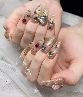 ネイル ラベンダー💖日暮里 ルル💖ネイルのネイルデザイン