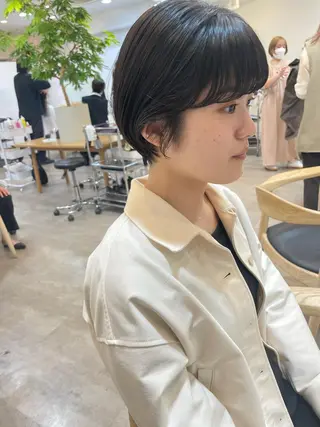 ショート 大迫 江梨のヘアスタイル