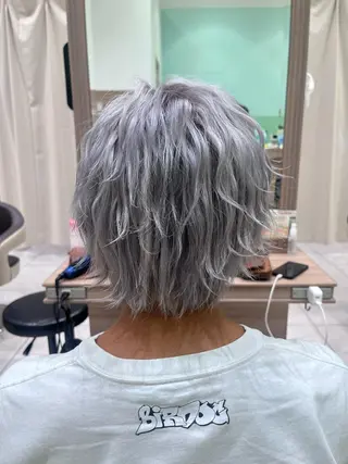 カラー メンズ 🐈‍⬛SARA🎀 縮毛矯正のヘアスタイル
