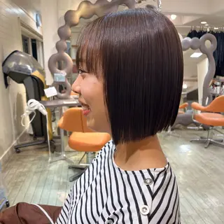 ミディアム ボブ/透明感カラー /大宮/たぐち🥣のヘアスタイル