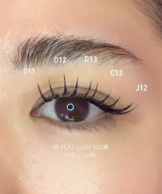 マツエク・マツパ bunny doll所属・YUA bunny_dollのマツエク・マツパデザイン