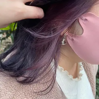 ロング カラー マンツーマン女性 美容師 奏のヘアスタイル