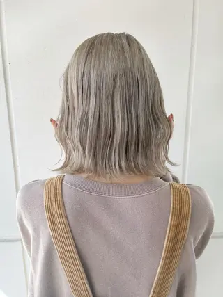 ミディアム カラー 初めてでも失敗しない 透明感カラー　Miiのヘアスタイル