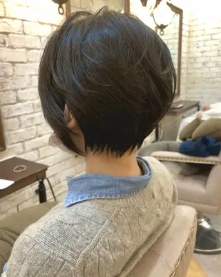ショート カラー 鷺沼駅徒歩1分 キシタクのヘアスタイル