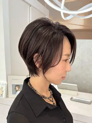 ショート カラー ハイトーンショート 特化吉田義隆のヘアスタイル