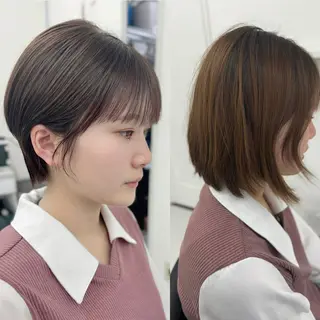 ショート カラー 服部　翔太/ 似合わせカットカラーのヘアスタイル