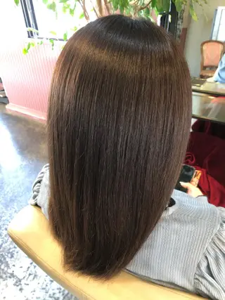 セミロング カラー パーマ ヘアアレンジ メンズ 表参道Lise おおいしおりのヘアスタイル