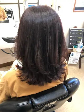ミディアム カラー 石塚 浩のヘアスタイル