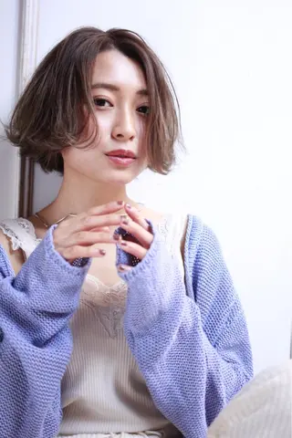 ショート カラー 髪質改善/縮毛矯正/ トリートメント/庭田のヘアスタイル