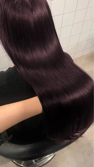 ロング カラー miku/ラベンダー 透明感カラー🪻❤︎のヘアスタイル