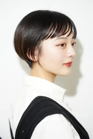 ショート カラー パーマ takumi/パーマ /バレイヤージュのヘアスタイル