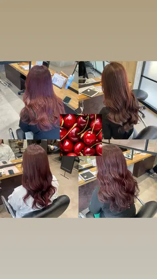 ロング カラー 佐藤 由依/水光カラーのヘアスタイル