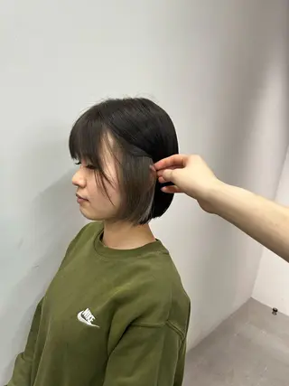 カラー ベージュカラー/栄 透明感カラー/さあらのヘアスタイル