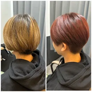 ショート カラー TELAHAIR 船橋のヘアスタイル