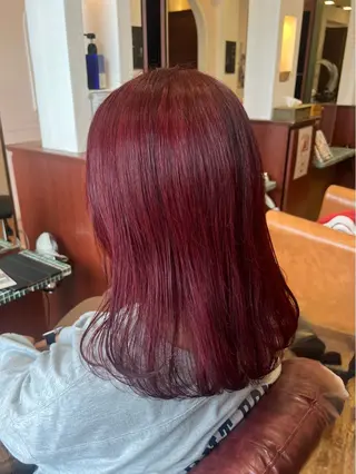 ミディアム カラー BRANCHÈ海 /髪質改善/透明感のヘアスタイル