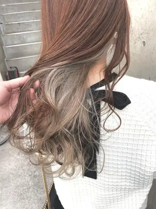 ロング カラー 日高 香織のヘアスタイル