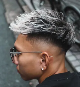 ショート カラー パーマ メンズ 💈men's💈 satoru中目黒のヘアスタイル